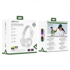 Бездротові навушники ACEFAST H7 active noise reduction wireless headset Pearl white