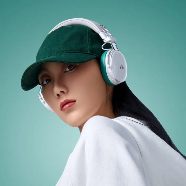 Бездротові навушники ACEFAST H7 active noise reduction wireless headset Pearl white