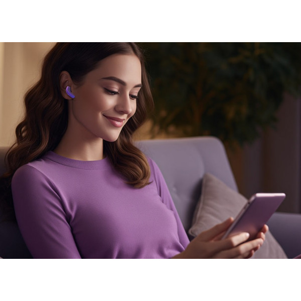 Бездротові навушники ACEFAST T9 Crystal (Air) color bluetooth earbuds Grape Purple