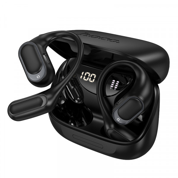 Бездротові навушники HOCO EA11 Honey open true wireless BT headset Black (6942007662680)