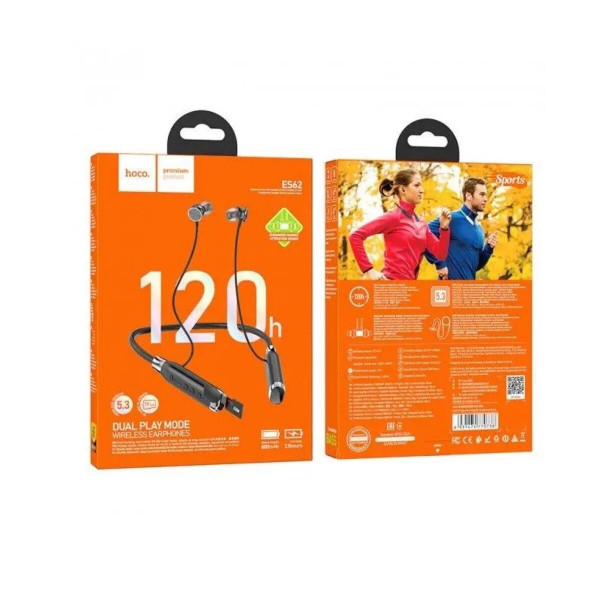 Бездротові навушники HOCO ES62 Pretty neck-hang BT earphones Чорний
