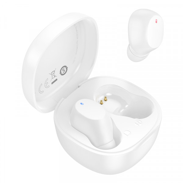 Бездротові навушники TWS BOROFONE BW97 Clear White (6941991125607)