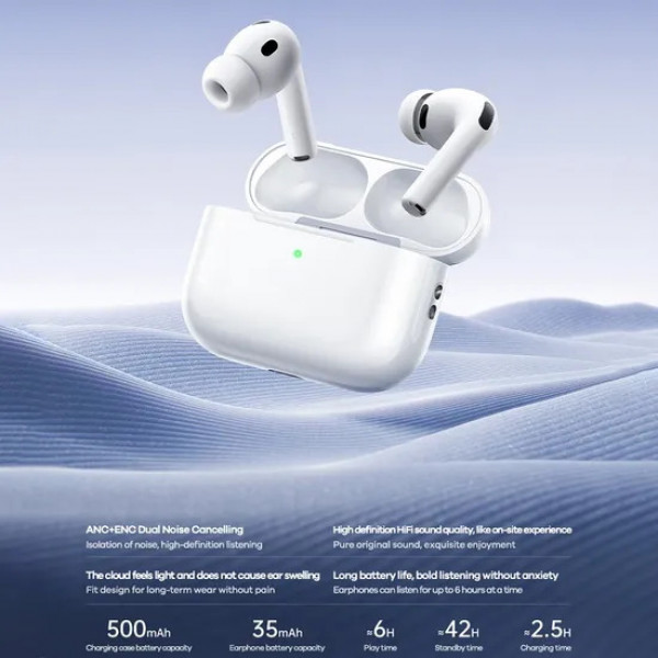 Бездротові навушники TWS REMAX PD-BT710 Pro, ANC+ENC, White (PD-BT710)