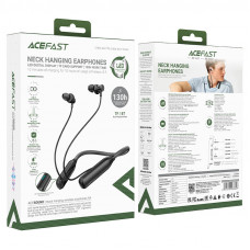 Бездротові спортивні навушники ACEFAST N4 neck hanging wireless earphones Black (6974316283607)
