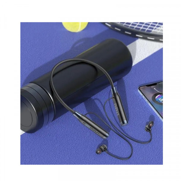 Бездротові спортивні навушники HOCO ES62 Pretty neck-hang BT earphones Black (6931474770738)