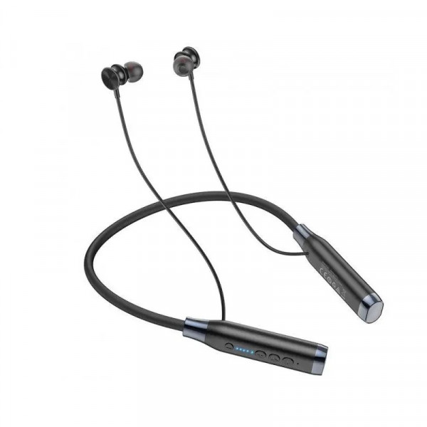 Бездротові спортивні навушники HOCO ES62 Pretty neck-hang BT earphones Black (6931474770738)