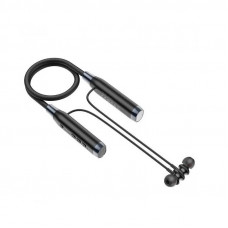 Бездротові спортивні навушники HOCO ES62 Pretty neck-hang BT earphones Black (6931474770738)
