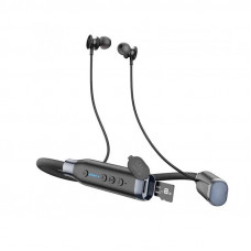 Бездротові спортивні навушники HOCO ES62 Pretty neck-hang BT earphones Black (6931474770738)