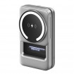 Бездротовий зарядний пристрій REMAX 22.5W 3 in 1 upgrade free with built-in night light foldable magnetic wireless charger CW10 Black (6954851263432)