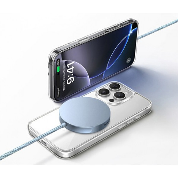 Бездротовий зарядний пристрій UGREEN W753 25W Magnetic Wireless Charger Starlight Blue (UGR-55959)
