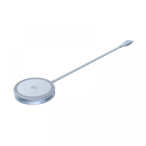 Бездротовий зарядний пристрій UGREEN W753 25W Magnetic Wireless Charger Starlight Blue (UGR-55959)