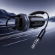Bluetooth-ресивер BOROFONE BC64 Contento dual-port car BT receiver with built-in cable Black (6941991126567)