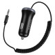 Bluetooth-ресивер BOROFONE BC64 Contento dual-port car BT receiver with built-in cable Black (6941991126567)
