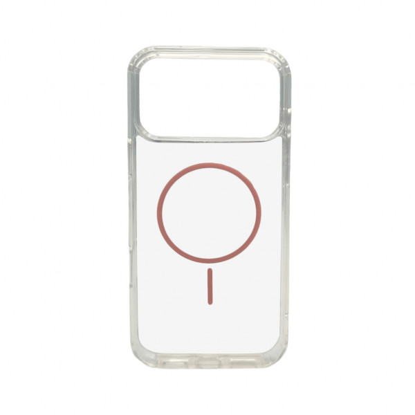 Чохол Cosmic Acrylic Thin Magnetic for Apple iPhone 17 Pro Pink (AcColMagi17pPink)