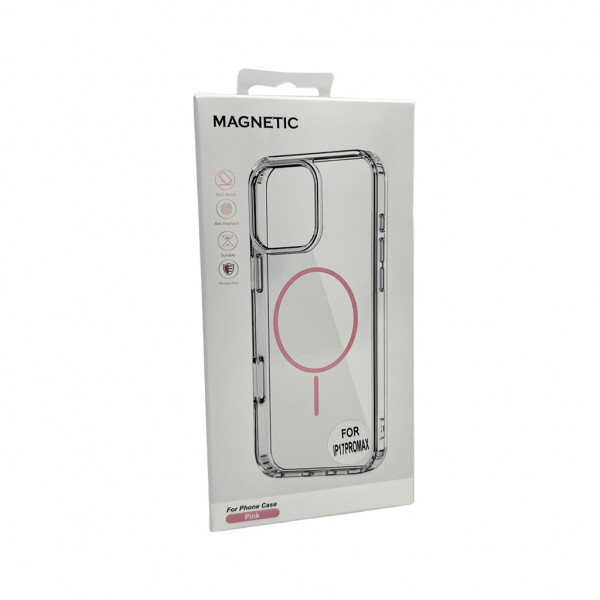 Чохол Cosmic Acrylic Thin Magnetic for Apple iPhone 17 Pro Pink (AcColMagi17pPink)