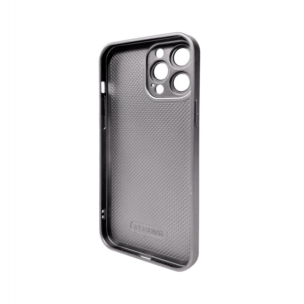 Чохол для смартфона AG Glass Matt Frame Color Logo for Apple iPhone 11 Pro Max Titanium Grey