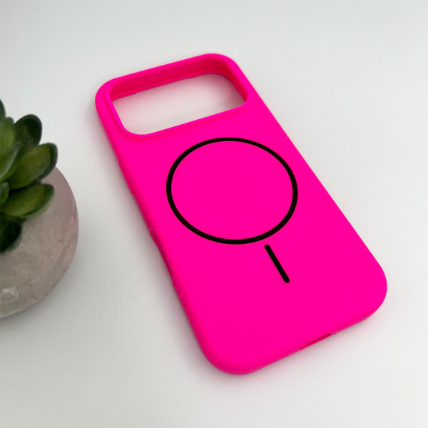 Чохол для смартфона Cosmic Silicone Case Magnetic for Apple iPhone 17 Pro 52,Shiny Pink (SilMag17P-52)