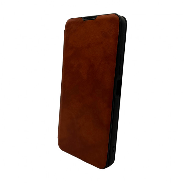 Чохол для смартфона Leather Premium for Xiaomi Redmi 13C / Poco C65 Brown (LPRRm13CBrown)