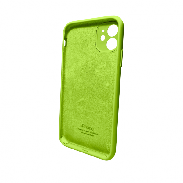 Чохол для смартфона Silicone Full Case AA Camera Protect for Apple iPhone 11 Pro кругл 24,Shiny Green