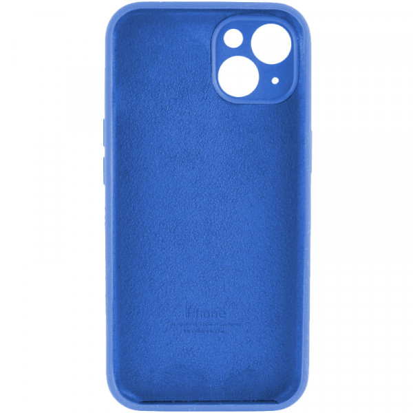 Чохол для смартфона Silicone Full Case AA Camera Protect for Apple iPhone 14 3,Royal Блакитний