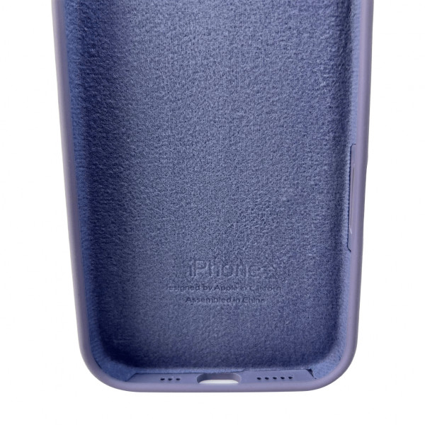 Чохол для смартфона Silicone Full Case AA Camera Protect for Apple iPhone 16 28,Lavender Grey