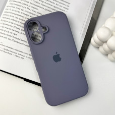 Чохол для смартфона Silicone Full Case AA Camera Protect for Apple iPhone 16 28,Lavender Grey