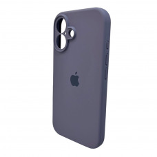 Чохол для смартфона Silicone Full Case AA Camera Protect for Apple iPhone 16 28,Lavender Grey