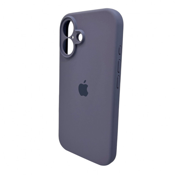 Чохол для смартфона Silicone Full Case AA Camera Protect for Apple iPhone 16 28,Lavender Grey