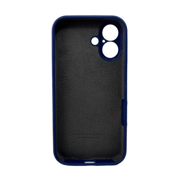 Чохол для смартфона Silicone Full Case AA Camera Protect for Apple iPhone 16 55,Mid Чорний