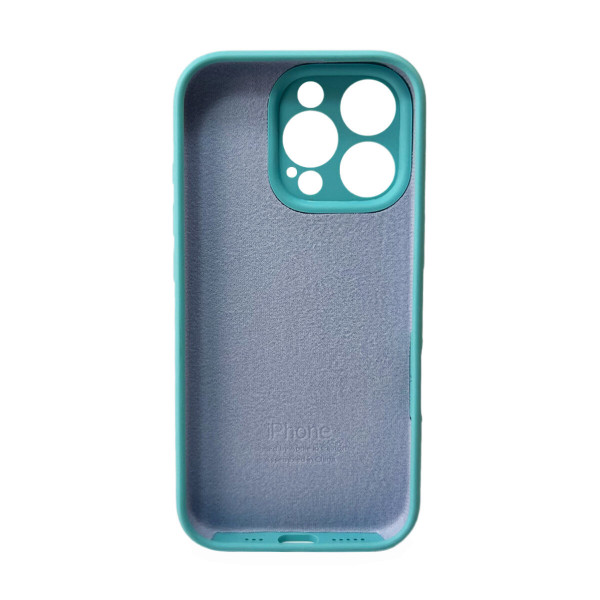 Чохол для смартфона Silicone Full Case AA Camera Protect for Apple iPhone 16 Pro Max 17,Sea Блакитний