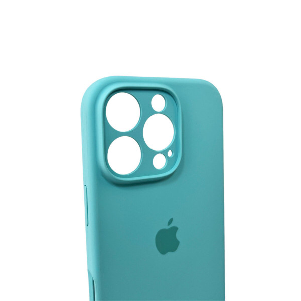 Чохол для смартфона Silicone Full Case AA Camera Protect for Apple iPhone 16 Pro Max 17,Sea Блакитний
