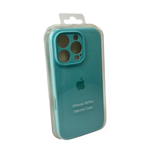 Чохол для смартфона Silicone Full Case AA Camera Protect for Apple iPhone 16 Pro Max 17,Sea Блакитний