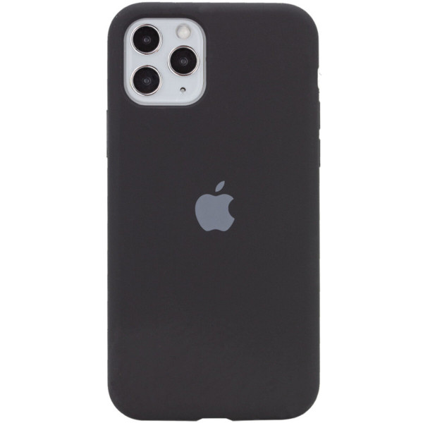 Чохол для смартфона Silicone Full Case AA Open Cam for Apple iPhone 11 Pro Max кругл 14,Чорний