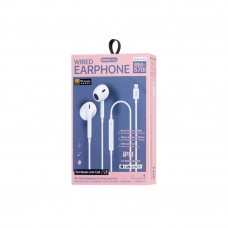 Дротові навушники "REMAX Wired Earphones for Music and Call RM-570/a/i" ip-White (6954851234685)