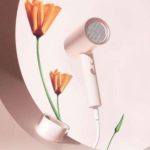 Фен Xiaomi Doco negative ion hair dryer soft and fast dry hair care Pink (Китайська вилка) (AN002P)