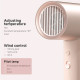Фен Xiaomi Doco negative ion hair dryer soft and fast dry hair care Pink (Китайська вилка) (AN002P)