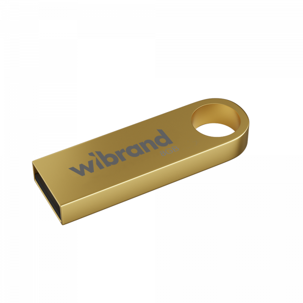 Флеш-накопичувач Wibrand USB 2.0 Puma 8Gb Gold (WI2.0/PU8U1G)