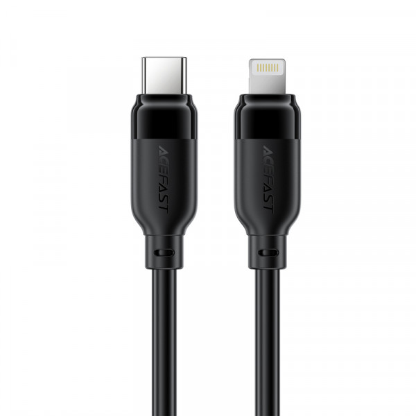 Кабель ACEFAST C16-05, USB to iP, 30W, 2m,TPU, TPU connectors, Black (6974316286288)