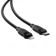 Кабель ACEFAST C16-05, USB to iP, 30W, 2m,TPU, TPU connectors, Black (6974316286288)