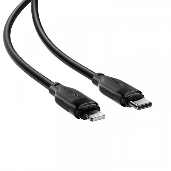 Кабель ACEFAST C16-05, USB to iP, 30W, 2m,TPU, TPU connectors, Black (6974316286288)