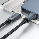 Кабель ACEFAST C19-03, Type-C to Type-C, 60W, 1.2m, Nylon Braid, Aluminum Alloy connectors, Black (6974316284475)