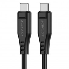 Кабель ACEFAST C3-03 Type-C to Type-C 3A, 60W, 1.2m, TPE, TPE connectors, Чорний