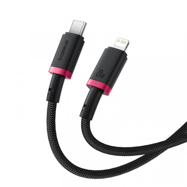 Кабель Baseus Dura Series Fast Charging Cable Type-C to iP 20W 2m Red+Black (P10377800U01-03)
