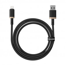 Кабель Baseus Dura Series Fast Charging Cable USB to iP 2.4A 1m Gold+Black (P10377801U01-00)