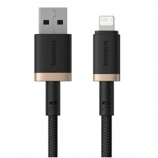 Кабель Baseus Dura Series Fast Charging Cable USB to iP 2.4A 1m Gold+Black (P10377801U01-00)