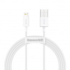 Кабель Baseus Superior Series Fast Charging Data Cable USB to iP 2.4A 1.5m White (CALYS-B02)