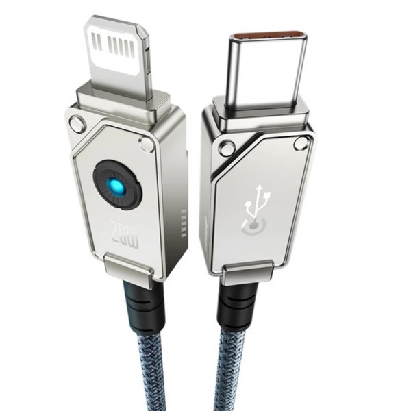 Кабель Baseus Unbreakable Series Fast Charging Data Cable Type-C to iP 20W 2m Stellar Білий