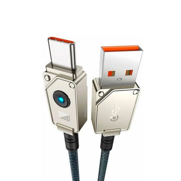 Кабель Baseus Unbreakable Series Fast Charging Data Cable USB to Type-C 100W 2m Stellar Білий