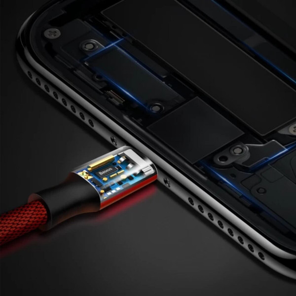 Кабель Baseus Yiven Cable For Apple 1.2M Red<N>(W)