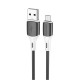 Кабель BOROFONE BX79 USB to Micro 2.4A, 1m, silicone, silicone connectors, Чорний